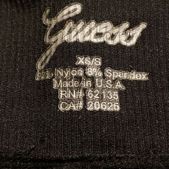 Guess leggings with floral lace design at bottom size xs/s - Picture 3 of 5